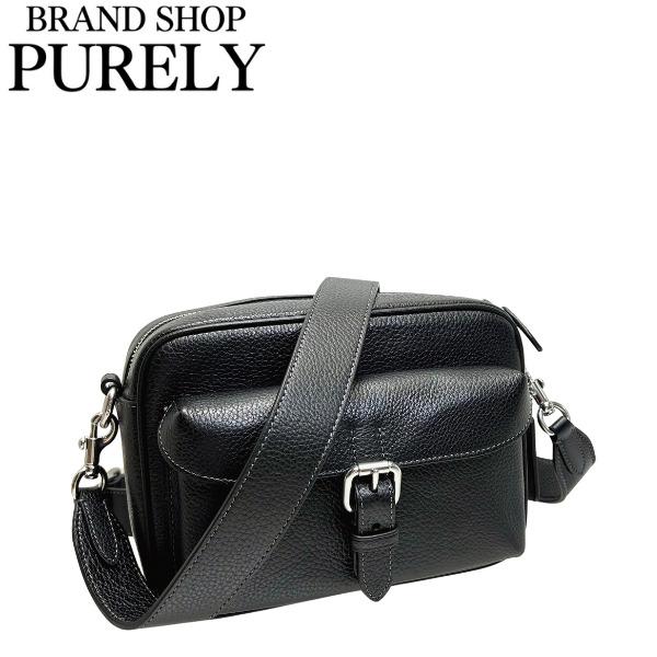 COACH コーチ ボディバッグ ワンショルダーバッグ レザー ブラック 斜め掛 COACH（コーチ） ショルダーバッグ メンズ バッグ レザー ワーナー