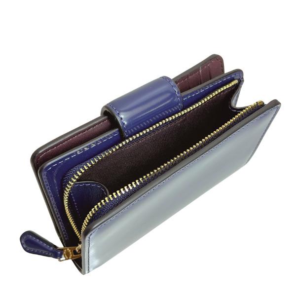 未使用級✨オールドコーチ レザー　折り財布 ネイビー COACH（コーチ） 国内発送 財布 レディース 折り財布 レザー