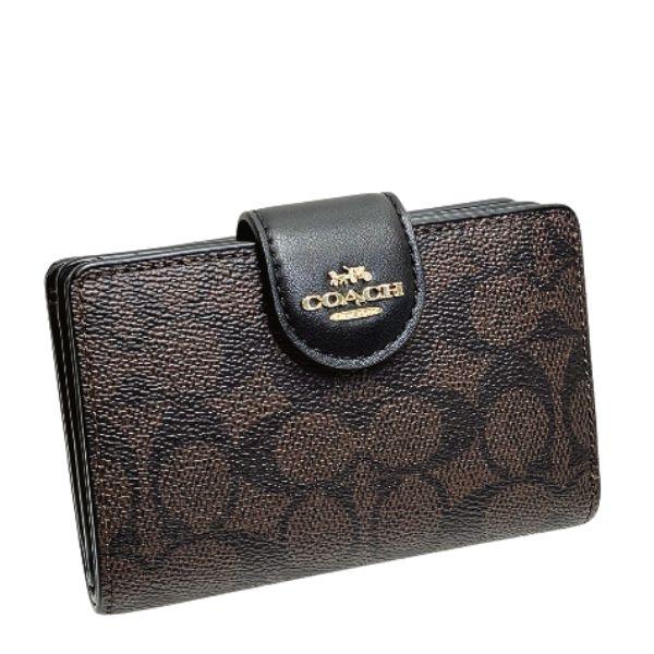 COACH（コーチ） 二つ折り財布 レディース 財布 シグネチャー