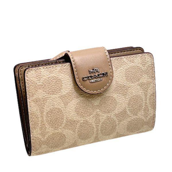 COACH（コーチ） 二つ折り財布 レディース 財布 シグネチャー