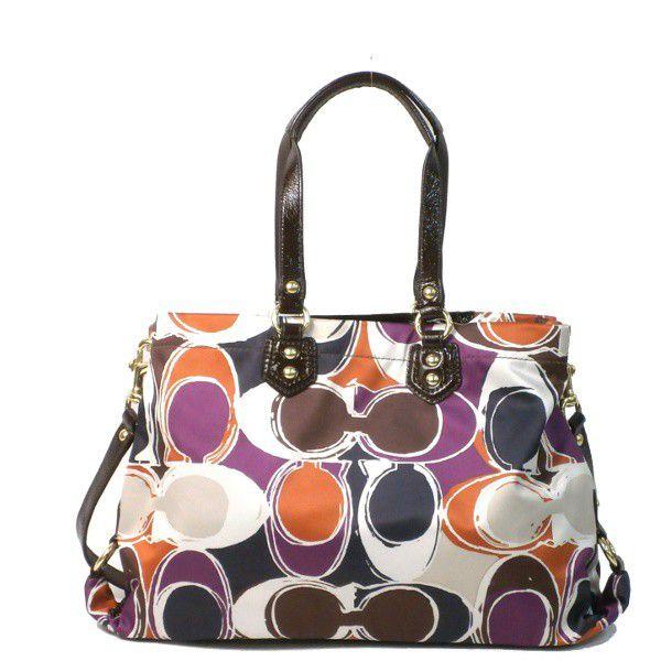 COACH コーチ レディース アシュレイ スカーフプリント キャリーオール 
