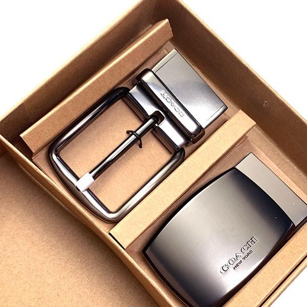 COACH コーチ ベルト メンズ シグネチャー セット ギフトボックス付き  