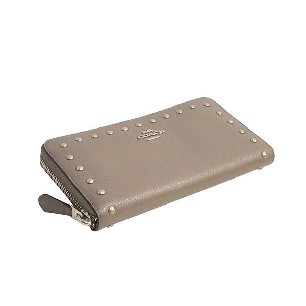 COACH（コーチ） 国内発送 財布 レディース レザー ラッカー リベット