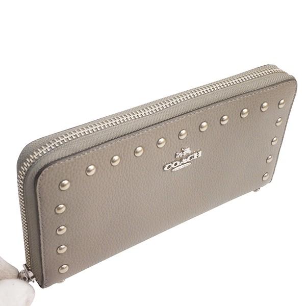 COACH（コーチ） 国内発送 財布 レディース レザー ラッカー リベット