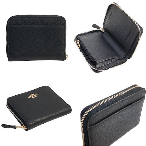 COACH 国内発送 コーチ 財布 レディース 折り財布 レザー スモ