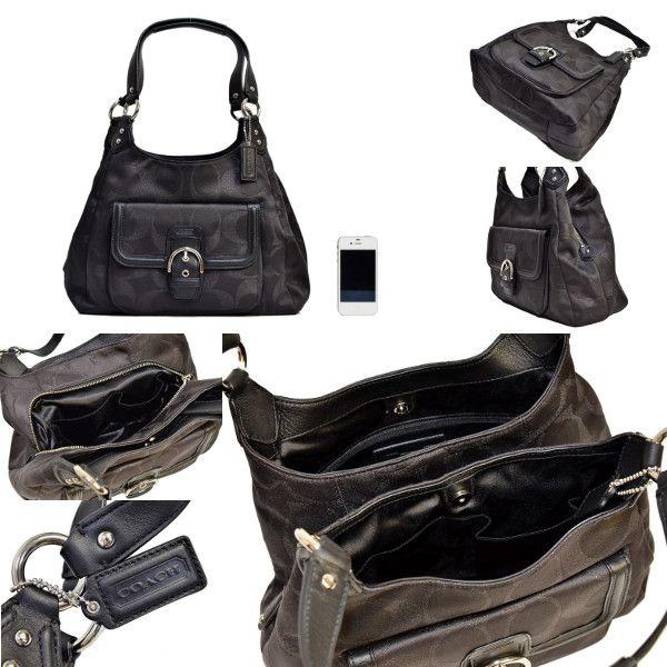 COACH コーチ ボディバッグ ブラック レザー ショルダーバック コーチ バッグ ショルダーバッグ COACH レザー ドミニク