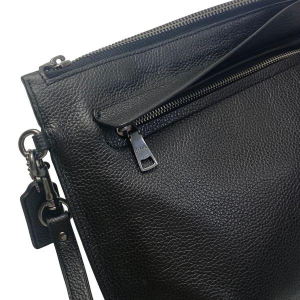 コーチ ポーチ メンズ COACH 小物 レザー キャリーオール ポーチ F28614 BLK ブラック 送料無料｜purely｜05