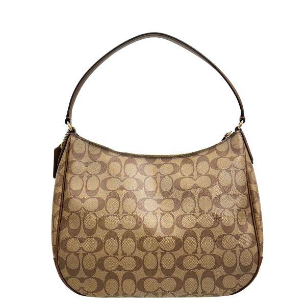 国内発送 コーチ バッグ レディース COACH ショルダーバッグ シグネチャー ジップ ショルダー バッグ F29209 IME74 カーキ×サドル 送料無料 爆買_1