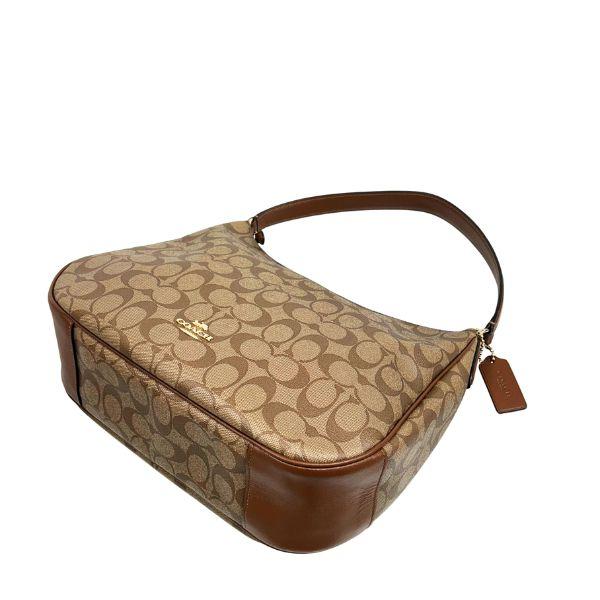 国内発送 コーチ バッグ レディース COACH ショルダーバッグ シグネチャー ジップ ショルダー バッグ F29209 IME74 カーキ×サドル 送料無料 爆買_2