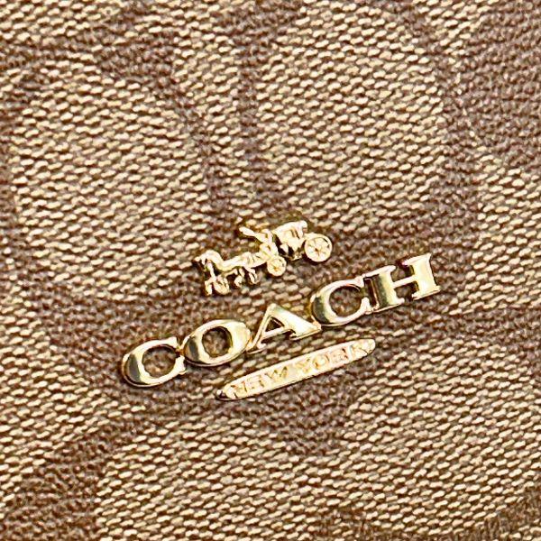 国内発送 コーチ バッグ レディース COACH ショルダーバッグ シグネチャー ジップ ショルダー バッグ F29209 IME74 カーキ×サドル 送料無料 爆買_4