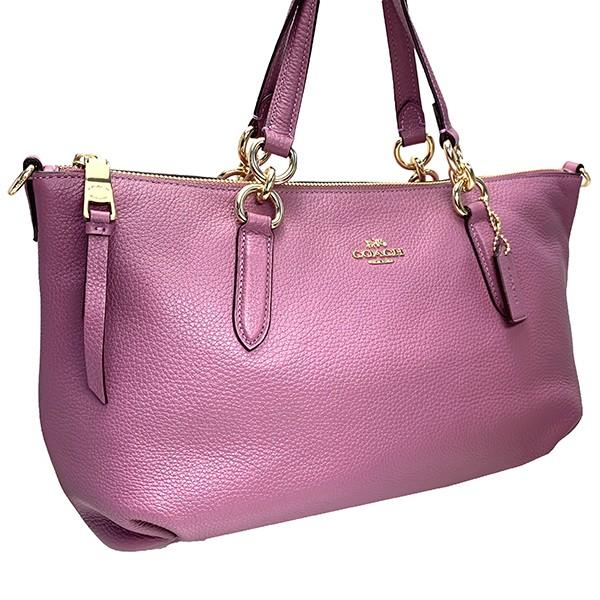 COACH コーチ バッグ レディース ハンドバッグ ペブル レザー アーリー 