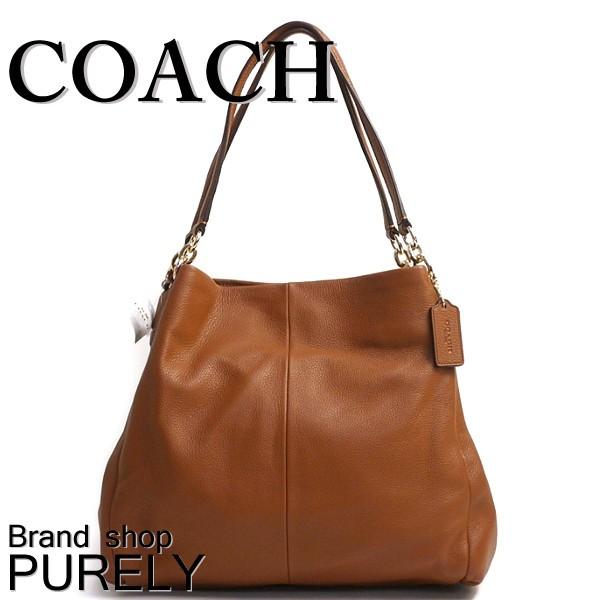 コーチ COACH バッグ レディース トート バッグ レザー フィービー ショルダー バッグ F35723 IMSAD サドル 送料無料｜purely