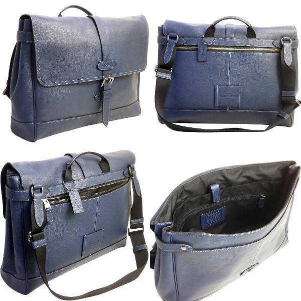 美品　COACH ハドソン メッセンジャー ショルダーバッグ レザー COACH 国内発送 コーチ バッグ メンズ ショルダーバッグ レザー