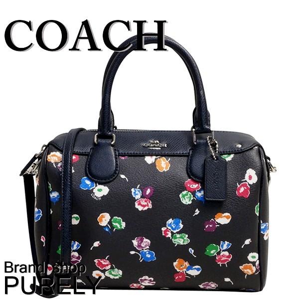 コーチ COACH バッグ レディース 2WAY バッグ 斜めがけ ワイルドフラワー プリント ベネット ミニ サッチェル F37491 SVF98 レインボー マルチ｜purely