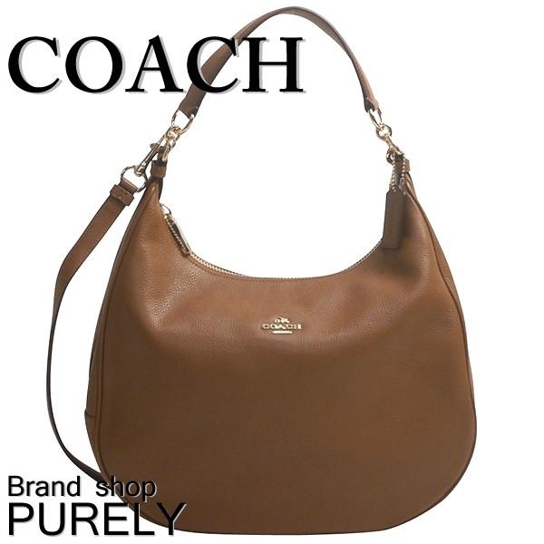 コーチ COACH バッグ レディース ショルダー バッグ 2WAY ぺブル レザー ハーレー ホーボー F38259 IMSAD サドル 送料無料｜purely