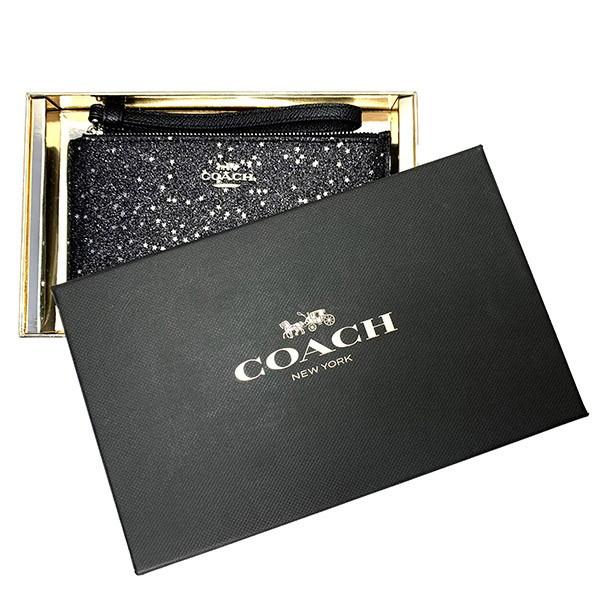 COACH コーチ グリッター スモール リストレットポーチ COACH 国内発送 コーチ ポーチ レディース スター グリッター