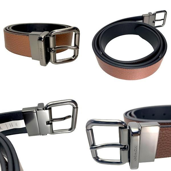 COACH 国内発送 コーチ ベルト メンズ レザー リバーシブル