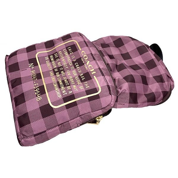 COACH ハワイ限定 ギンガムチェック リュック バックパック PVC COACH ハワイ限定 ギンガムチェック リュック バックパック PVC