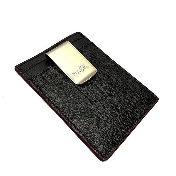 コーチ COACH マネークリップ シグネチャー コインケース レザー 男性に人気！ コインケース レザー シグネチャー COACH 6504