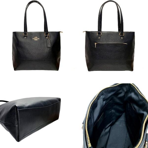 COACH / ハンドバッグ/レザー/BLK/f48637 COACH（コーチ） 国内発送 バッグ レディース トートバッグ ペブルド
