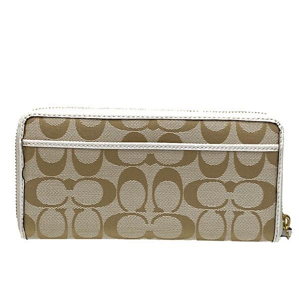 コーチ Coach 財布 長財布 レディース アウトレット シグネチャーキャンバス シャイニーレザー F49084 B4a7g ライトカーキ ホワイト F49084 B4a7g 200310 Purely Shop 通販 Yahoo ショッピング
