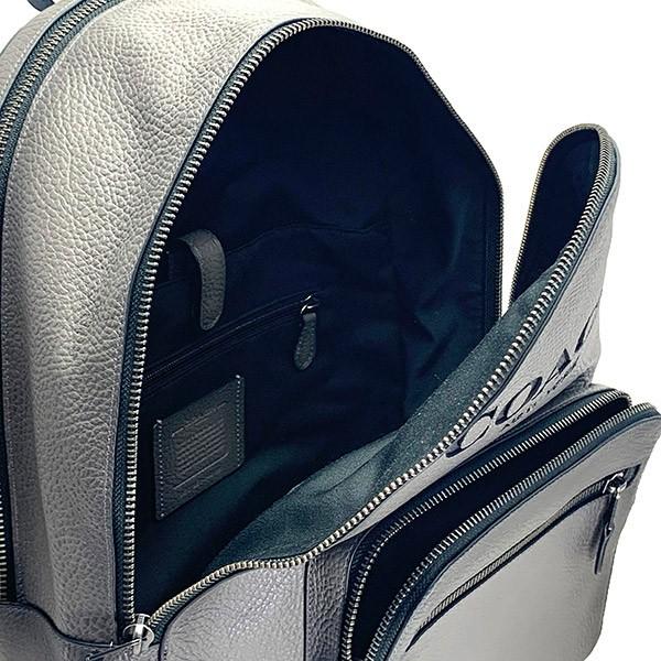COACH ロゴ入りバックパック 青/グレー