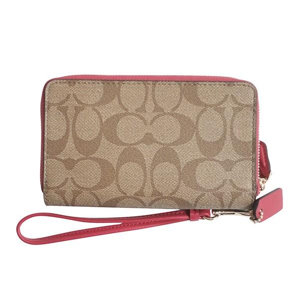 COACH（コーチ） 国内発送 財布 レディース シグネチャー PVC ダブル