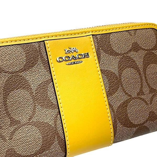 COACH（コーチ） 国内発送 財布 レディース 長財布 シグネチャー PVC