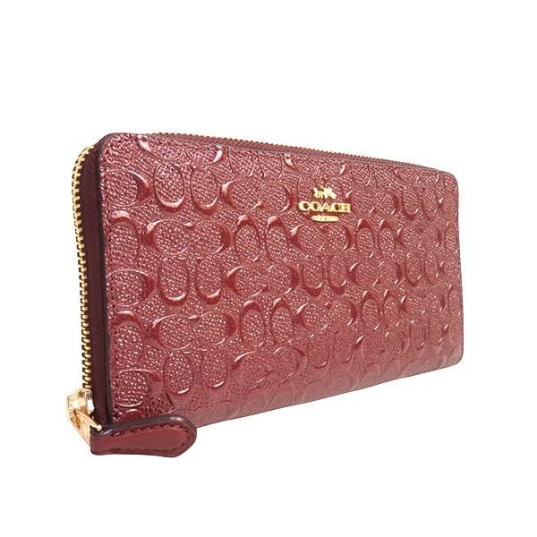 コーチ COACH デボスド シグネチャー パテント レザー折財布 COACH コーチ 財布 二つ折り財布 F25937 2018 新作 デボスド