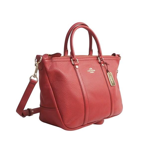 コーチ COACH バック トートバッグ レディース レザー セントラル サッチェル F55662 IMDN8 トゥルーレッド 送料無料｜purely｜03