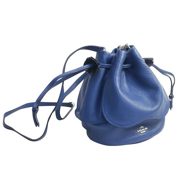 コーチ COACH バック レディース ショルダーバッグ ペブルド レザー 