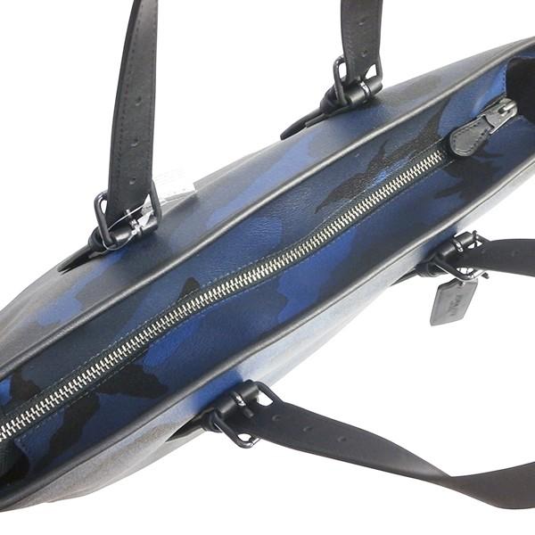 廃盤デザイン✨コーチ トートバッグ 迷彩 カモフラ 大容量 F57565 ブルー COACH（コーチ） 国内発送 バッグ メンズ トートバッグ カモフラ−ジュ