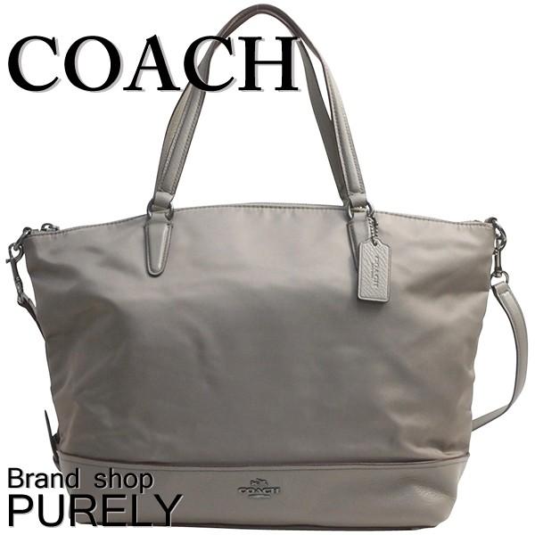 コーチ COACH バッグ レディース トートバッグ 2WAY ナイロン サッチェル F57902 QBFOG フォグ 送料無料｜purely