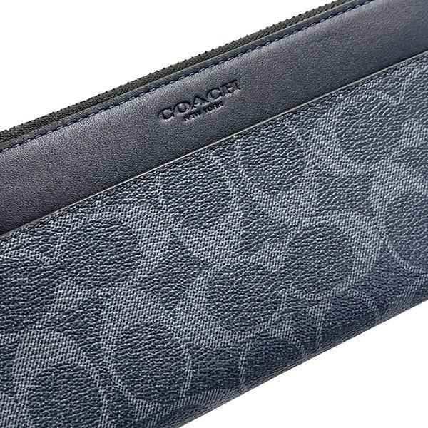 COACH（コーチ） 国内発送 財布 メンズ 長財布 シグネチャー PVC
