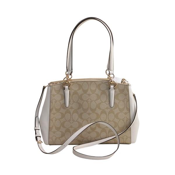 コーチ COACH シグネチャー スモールクリスティーキャリオール F58291 バッグ ハンドバッグ レディース【中古】 COACH（コーチ） 国内発送 バッグ レディース トート バッグ