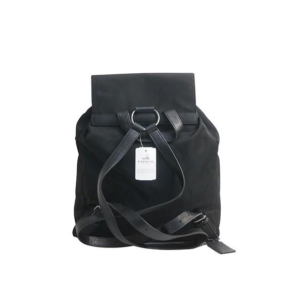コーチ バックパック リュック F58814 ブラック ナイロン レザー コーチ バックパック/リュックサック COACH COACH F58814