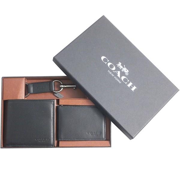 コーチ　さいふ COACH（コーチ） 国内発送 財布 メンズ レザー コンパクト ID 折り財布