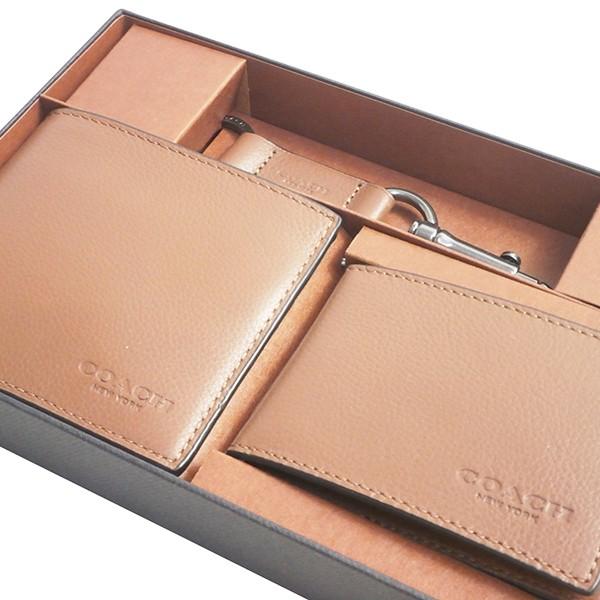 COACH（コーチ） 国内発送 財布 メンズ レザー コンパクト ID 折り財布