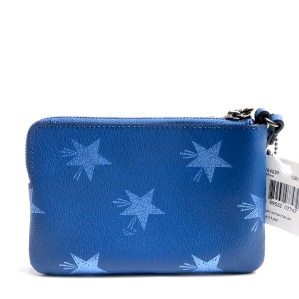 ✨タグ付✨ コーチ スター キャニオン F64239 リストレットポーチ PVC