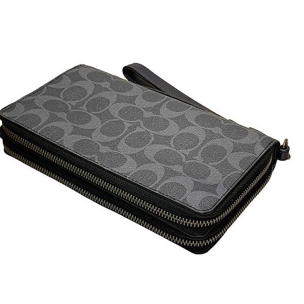 COACH ダブルジップ トラベルオーガナイザー　シグネチャー　F66562 COACH 国内発送 コーチ 財布 バッグ メンズ レディース