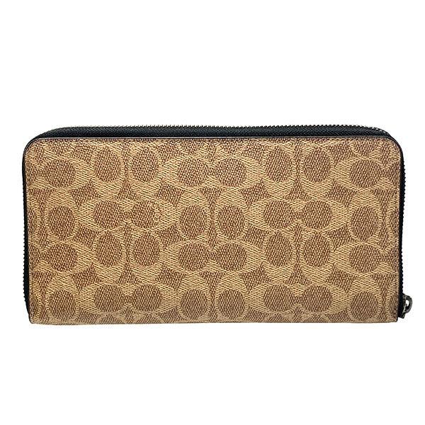 COACH（コーチ） 国内発送 財布 メンズ 長財布 シグネチャー トラベル