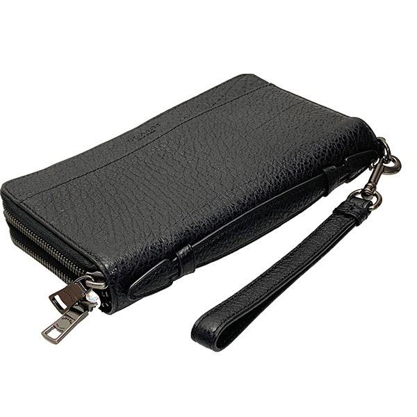 COACH（コーチ） 国内発送 財布 バッグ メンズ レザー ダブル ジップ