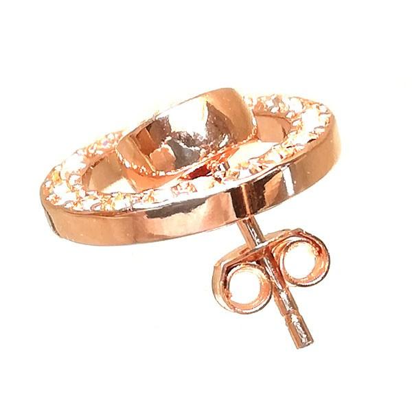 国内発送 コーチ レディース アクセサリー COACH ピアス オープン サークル ハロー スタッド ピアス F68009 RGD ローズゴールド 送料無料 爆買の画像