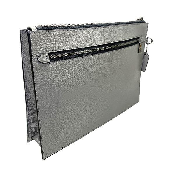 予約販売品 Coach 全品ポイント2倍 メンズ ポーチ コーチ あすつく 正規品 新品 アウトレット Coach コーチ セカンドバッグ ヘザーグレー Qbhgr F ポーチ ストラクチャード レザー バッグ Meorboston Org
