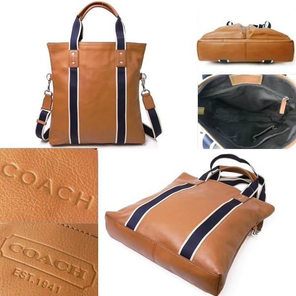 COACH 国内発送 コーチ バッグ メンズ レザー 2WAY トートバッグ