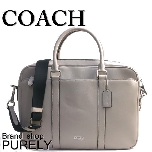 コーチ COACH バッグ メンズ ビジネス バッグ レザー スリム