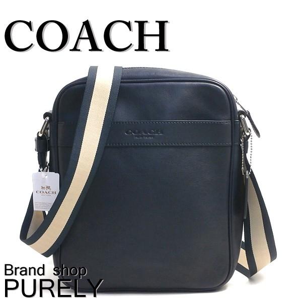 コーチ COACH バッグ メンズ ボディ バッグ サリバン スムース レザー フライト ショルダー バッグ F71723 MID ミッドナイト 送料無料｜purely