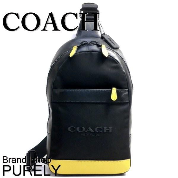 コーチ COACH バッグ メンズ ショルダーバッグ  ボディ バッグ ナイロン キャンパス パック F71972 BLK ブラック 送料無料｜purely