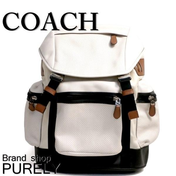 コーチ COACH バッグ メンズ リュック サック パーフォレイテッド 