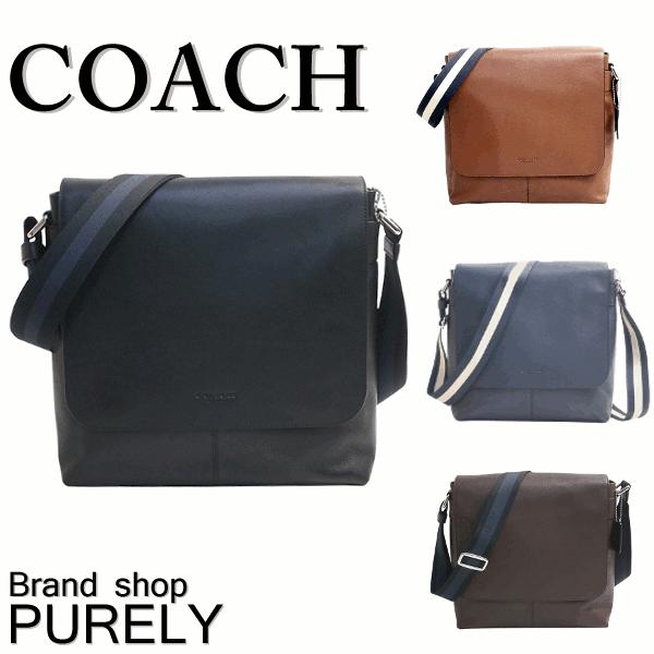 美品 COACH コーチ ショルダー バッグ チャールズF72362 黒 COACH 国内発送 コーチ バッグ メンズ ボディ チャールズ レザー